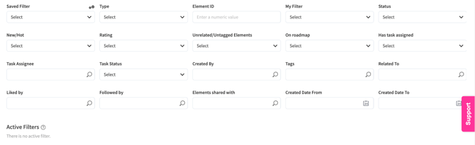 Filter search