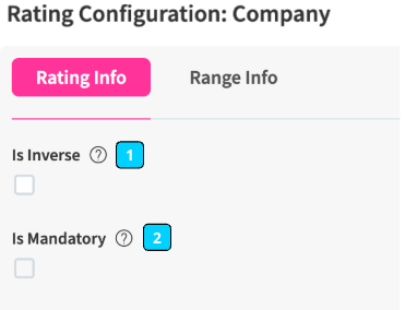 Rating info tab